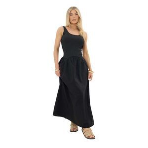 I Saw It First Womens/Ladies Woven Maxi Dress / Black